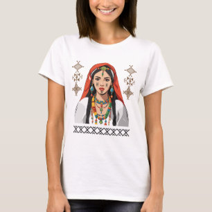 Amazigh Kabyle Berber Tattoo symbols tifinagh art T-Shirt