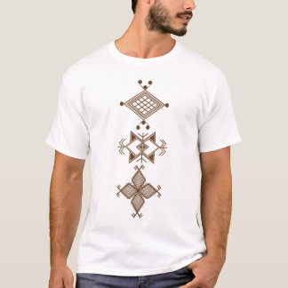Amazigh Kabyle Berber Tattoo symbols tifinagh art T-Shirt