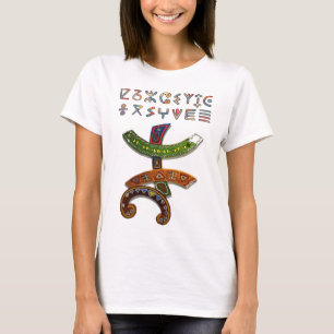 Amazigh Kabyle Berber Tattoo symbols tifinagh art  T-Shirt