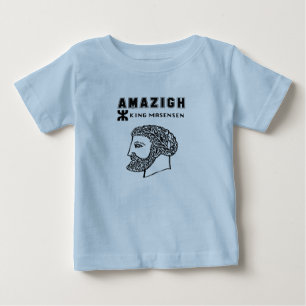 amazigh king Massinissa Kabyle algerie Morocco Baby T-Shirt