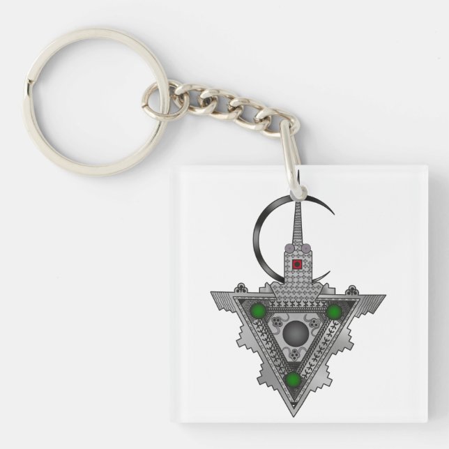 Amazigh Tazerzit Key Ring (Front)