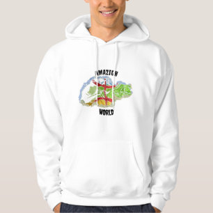 Amazigh World T-shirt: Celebrate the Berber Herita Hoodie