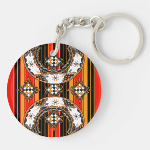 Amazigh z imazighen pattern key ring