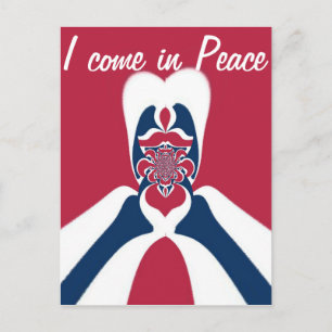 Amazing Abstract E.T. Art Print Postcard