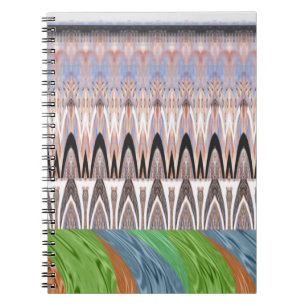 Amazing Abstract Pattern Art Print Notebook