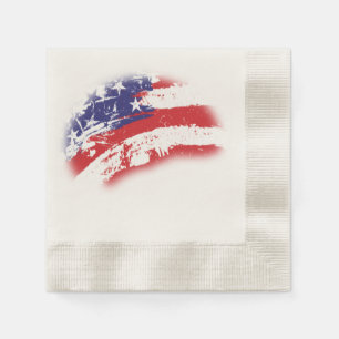 Amazing Abstract USA Flag Incredible Napkin