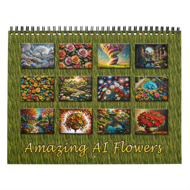 Amazing AI Fowers Calendar (Cover)