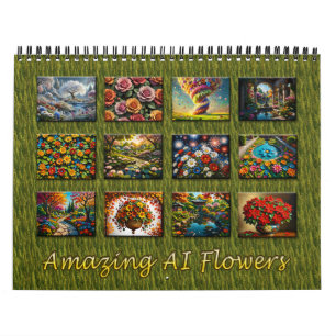 Amazing AI Fowers Calendar