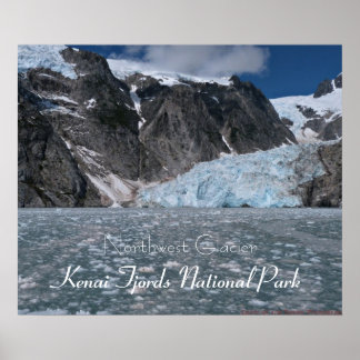 Amazing Alaska Glacier Kenai Fjords Poster