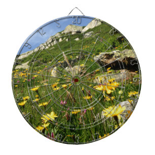Amazing! Alpine flowers Dartboard