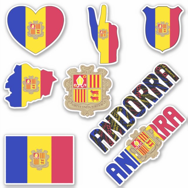 Amazing Andorra Shapes National Symbols (Front)