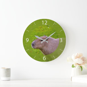 Amazing Animal Capybara Large Clock