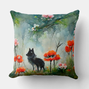 Amazing animals lovely cute throw pillow
