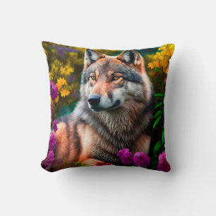 Amazing animals lovely cute throw pillow