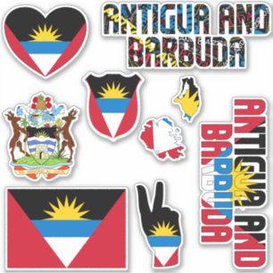 Amazing Antigua and Barbuda Shapes National Symbol