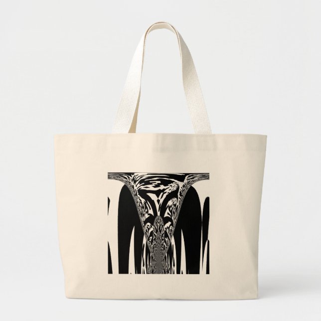 Amazing Art Large Tote Bag (Front)