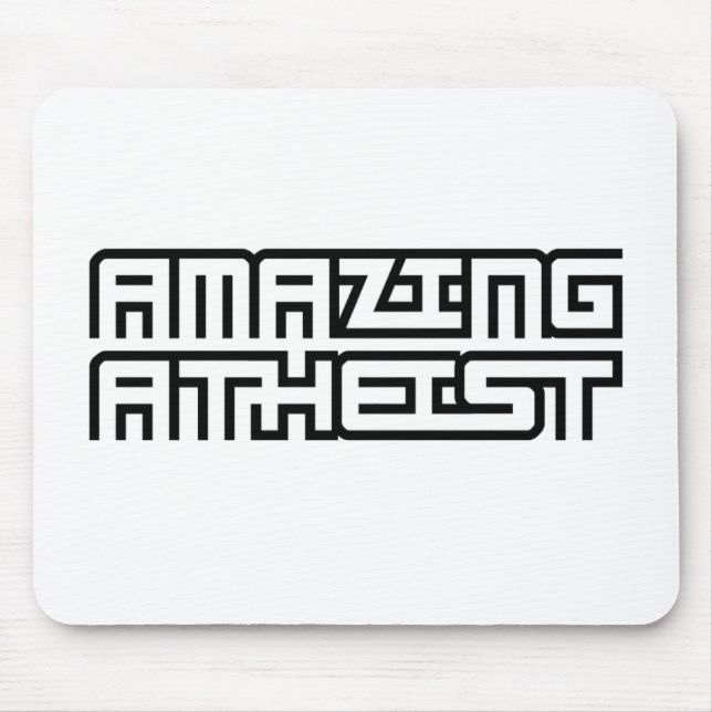 Amazing Atheist Mouse Pad (Front)