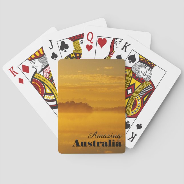 Amazing Australia playing cards (Back)