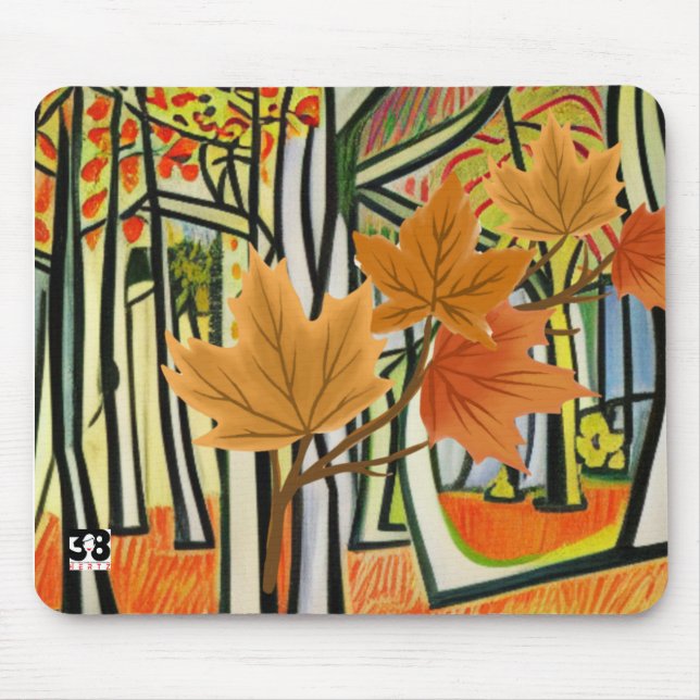 Amazing Autumn Mouse Pad (Front)