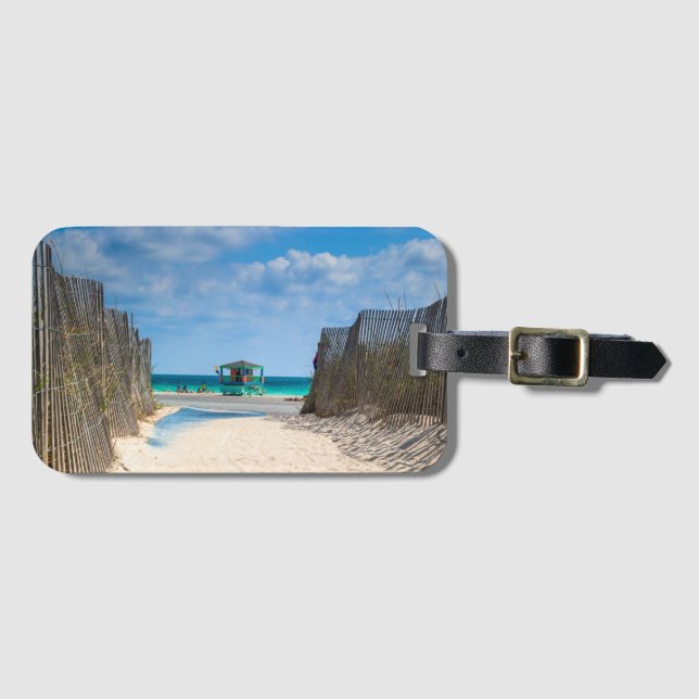 Amazing Beach Luggage Tag (Front Horizontal)