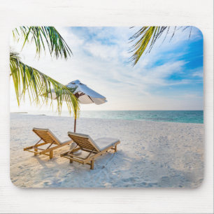 Amazing Beach Sunset Mouse Pad