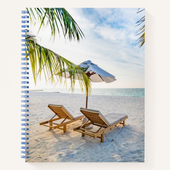 Amazing Beach Sunset Notebook (Front)