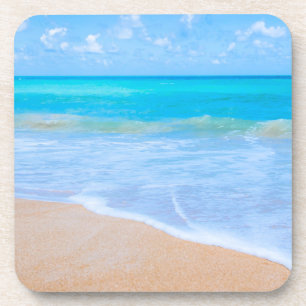 Amazing Beach Tropical Scene Photo Coaster