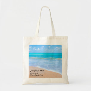 Amazing Beach Tropical Scene Wedding Tote Bag
