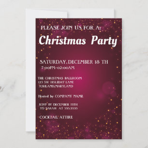 Amazing, Beautiful Christmas Invitation