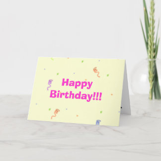 Amazing Birthday Card