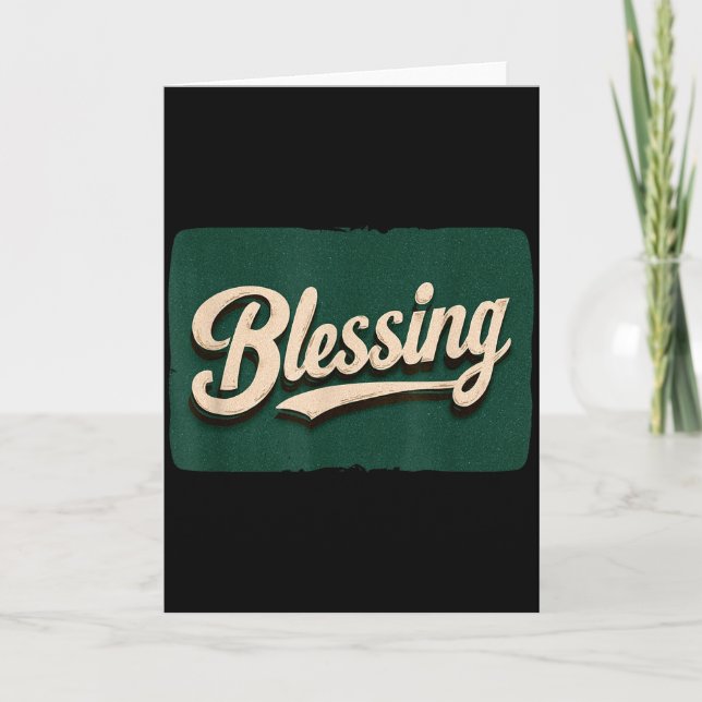 Amazing Blessing Logo Costume  Card (Front)