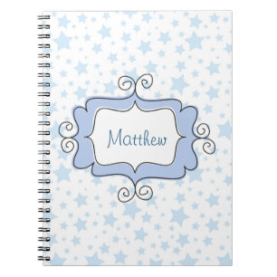 Amazing Blue Stars Notebook