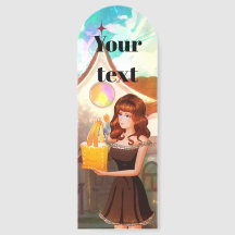 Amazing Bookmark Vintage Girl Art