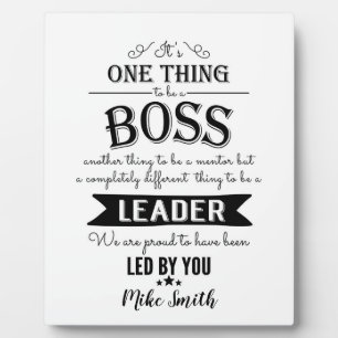 Amazing boss thank  you plaque