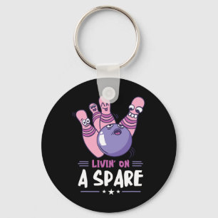 Amazing Bowler Strikes Bowling Sports Funny Bowlin Key Ring