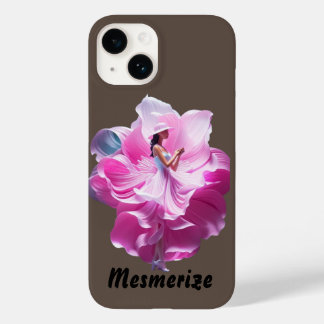 Amazing Brown and Pink Dancing Girl Monogram Case-Mate iPhone 14 Case
