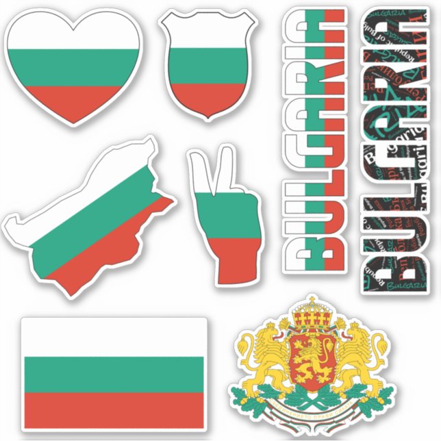 Amazing Bulgaria Shapes National Symbols (Front)