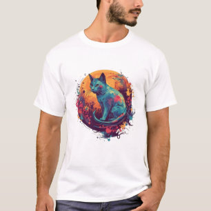 amazing cat lover art T-Shirt