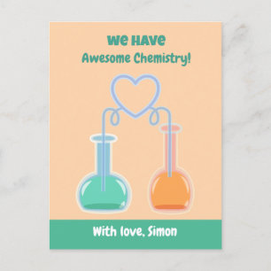 Amazing Chemistry Science Valentine's Day Cards