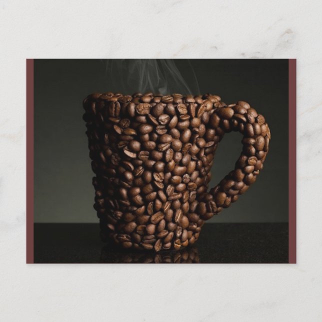 Amazing coffee photo-3 postcard (Front)