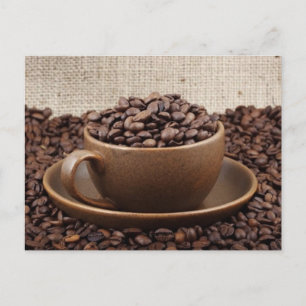 Amazing coffee postcard