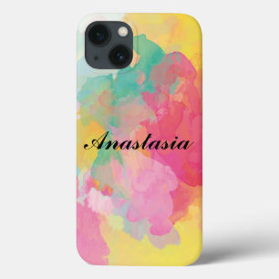 Amazing Colourful with your name iPhone 13 Case