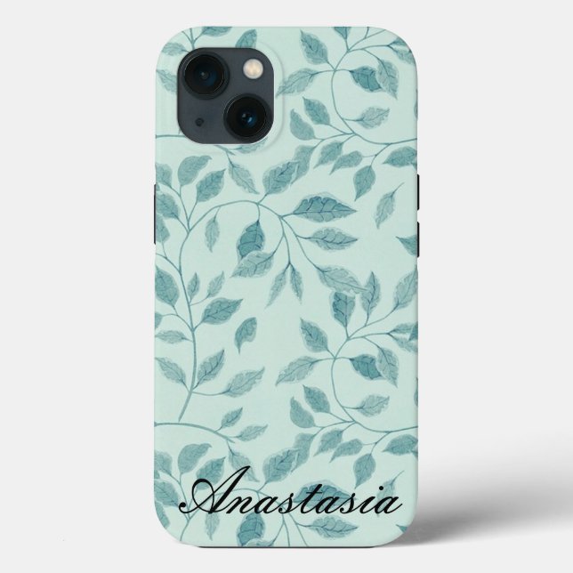Amazing, Cool, Blue whit your name Case-Mate iPhone Case (Back)