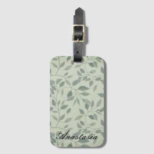 Amazing, Cool, Green whit your name Luggage Tag