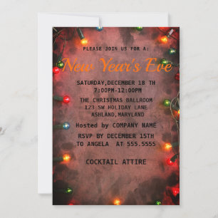 Amazing, Cool, New Years Eve Invitation