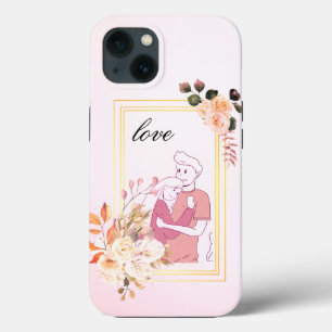 Amazing, Cool, Pink Couple Case-Mate iPhone Case