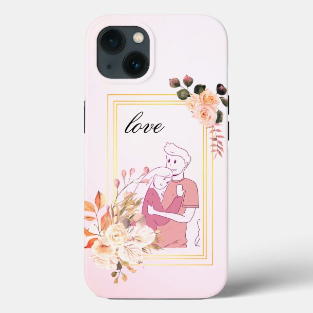 Amazing, Cool, Pink Couple Case-Mate iPhone Case (Back)