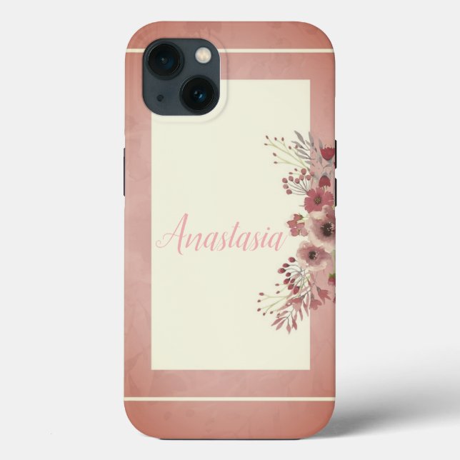 Amazing, Cool, Pink Flower Case-Mate iPhone Case (Back)