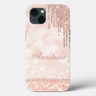 Amazing, Cool, Pink Sparkly iPhone 13 Case