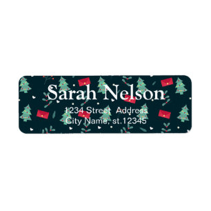 Amazing, Cool, Sparkly New Year Label Return Address Label